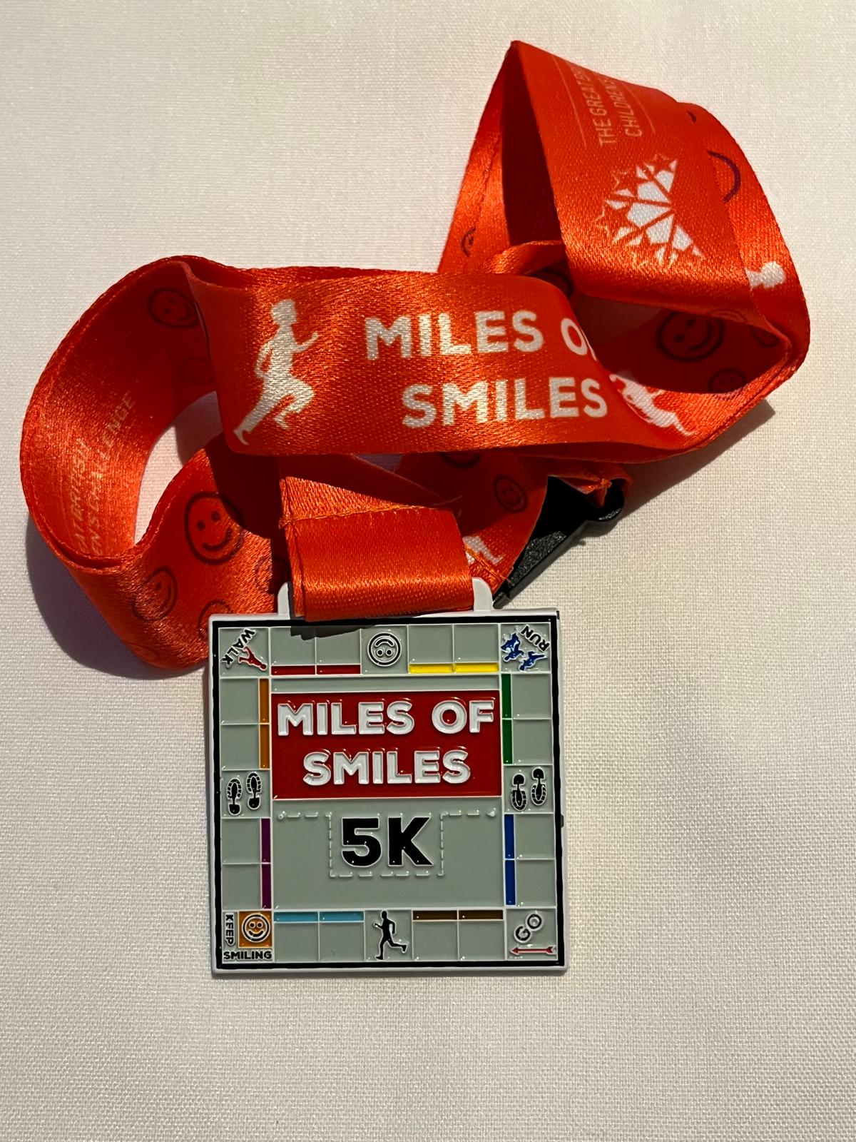 Miles of Smiles Medal
